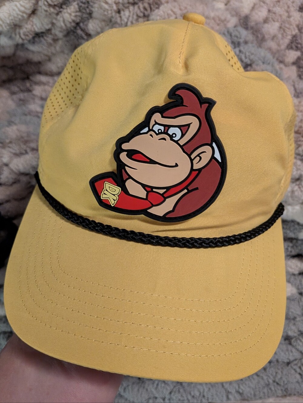 Universal Orlando Donkey Kong Country Hat Super Nintendo World Yellow